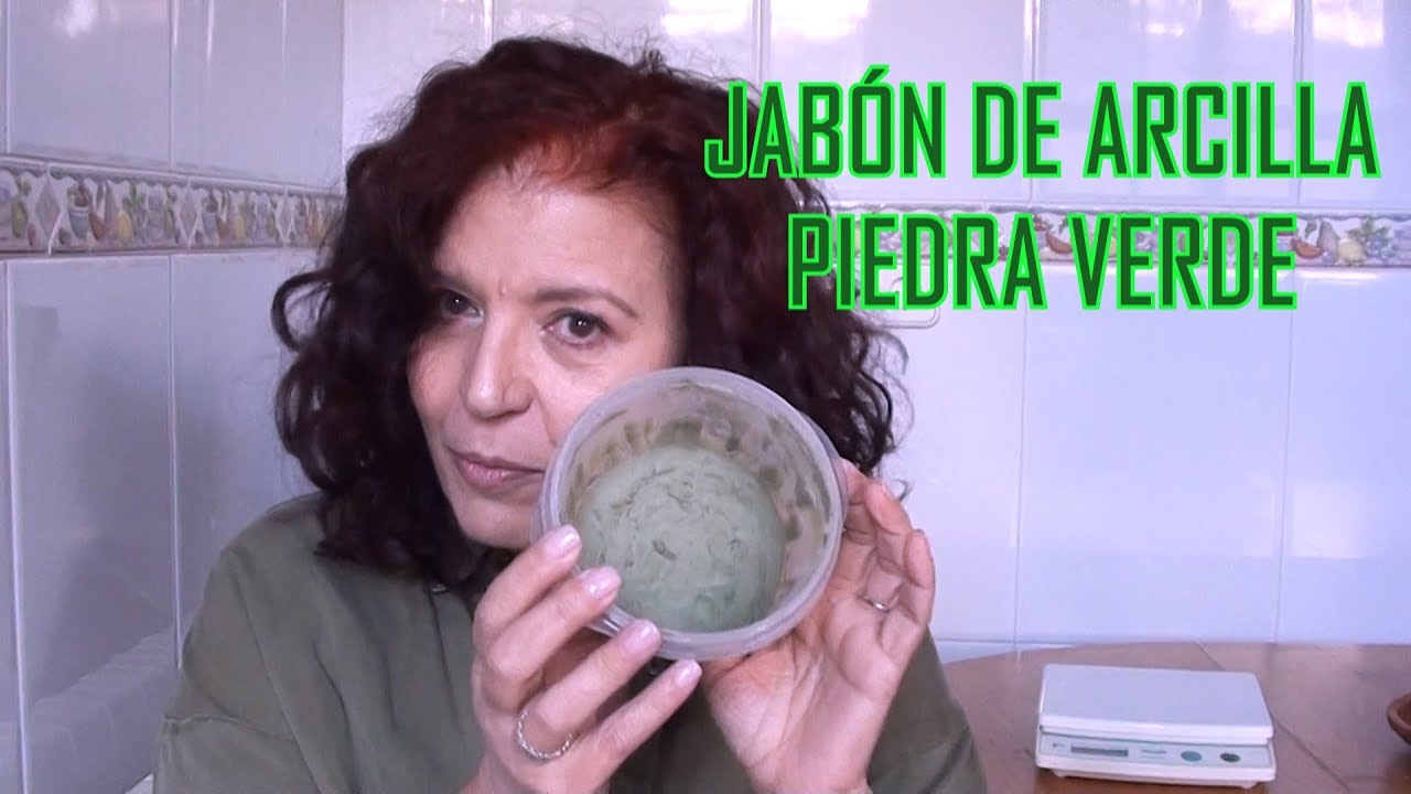 Como hacer JABÓN NATURAL Y CASERO PARA LIMPIEZA | Jabón PIEDRA VERDE | El mundo de Gracia