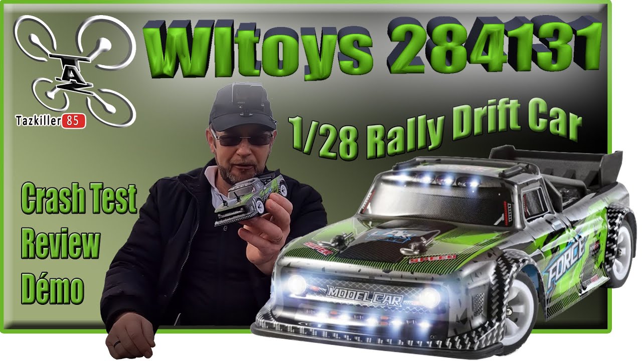 WLTOYS 284131 Mini RC rally & drift 1/28 - Review Test Démo - Pour toute la famille