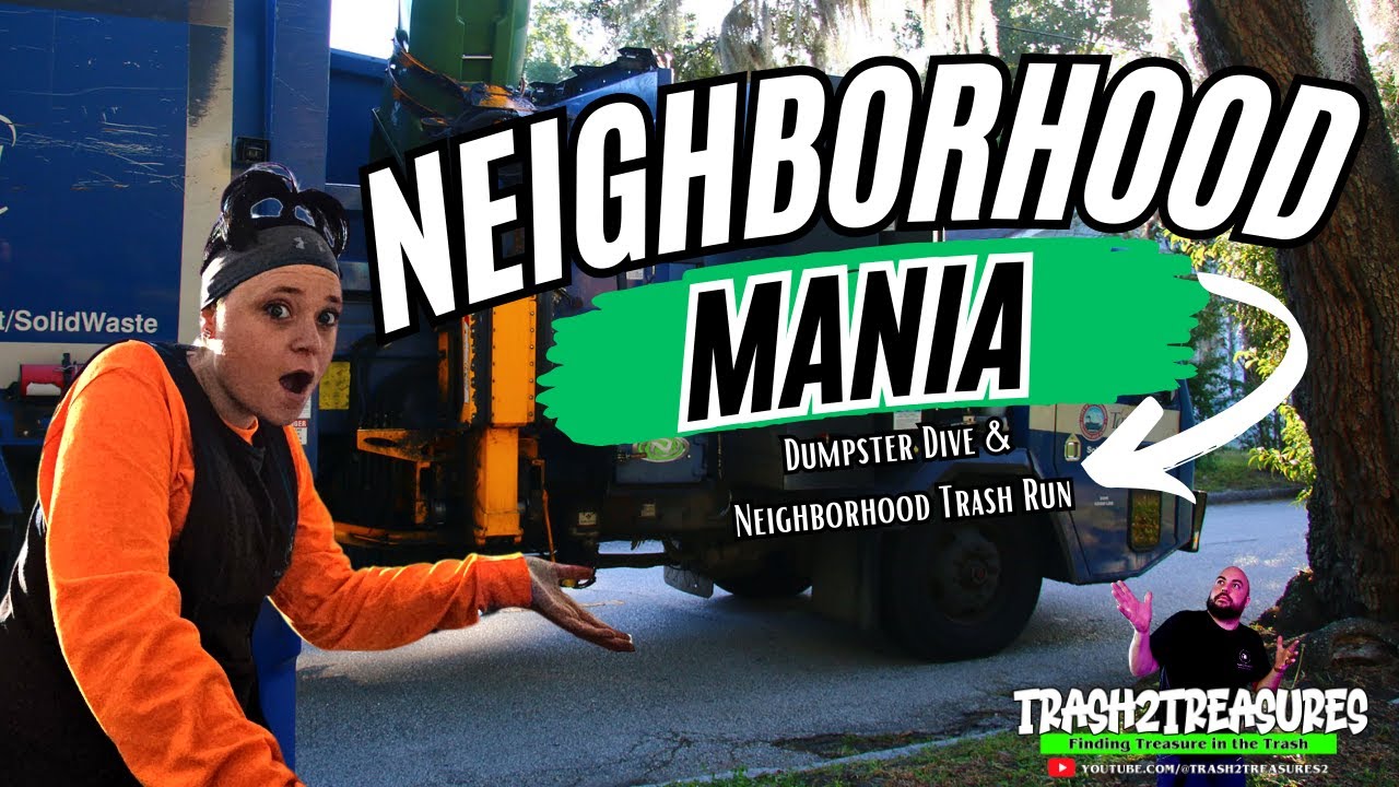 Neighborhood Mania!! #dumpsterdivers #dumpsterdiver #dumpsters #dollartreehaul