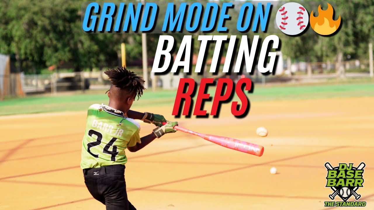 DJ Barr Locked In During Hitting Lesson | Youth Baseball Grind Mode ⚾🔥