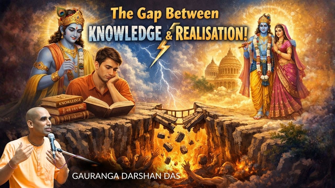 The gap between knowledge and realisation! | Gauranga Darshan Das