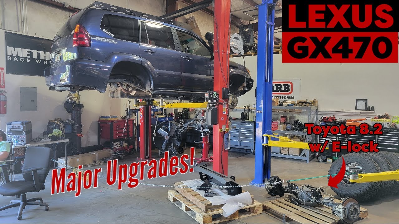 I Replaced Nearly Everything Under my Lexus GX470! New E-locker!