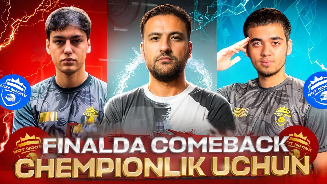 😱BIG PLAY FINALIDA AJOYIB O'YIN ❤️‍🔥 CAMANDALARNI XORLASHDI😱NOT NOOBS ESPORTS COMEBACK💪