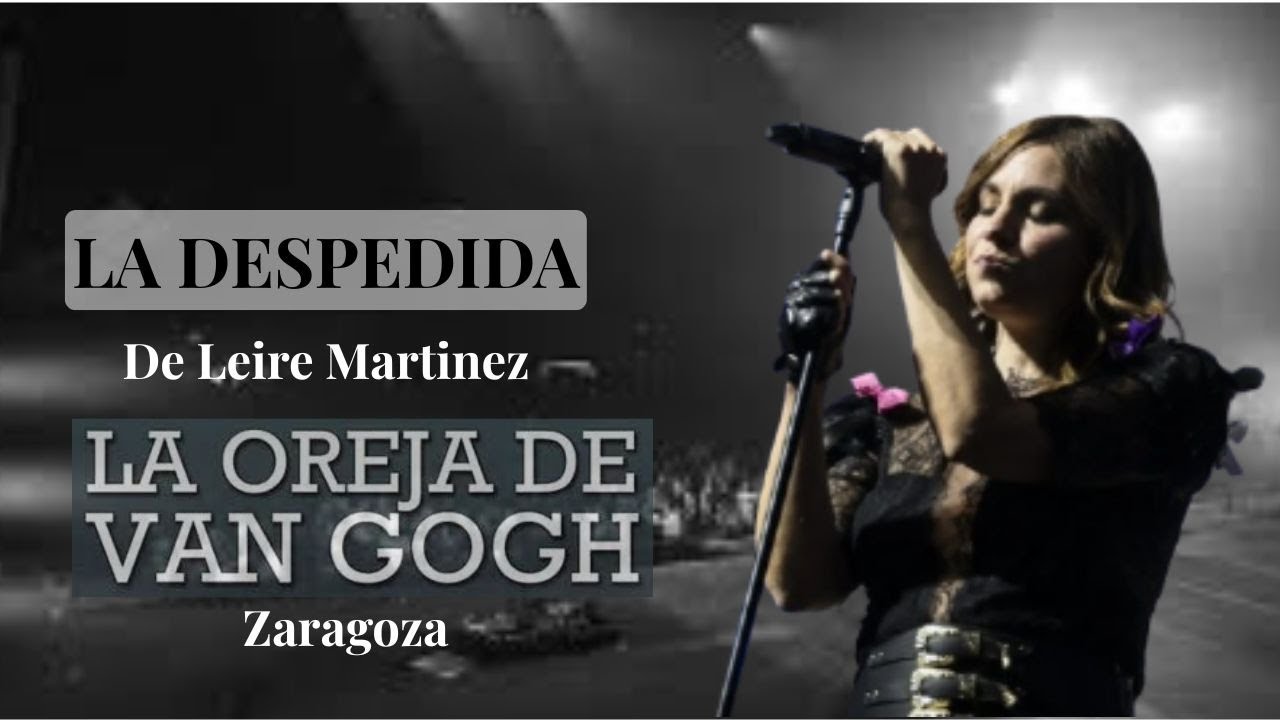 El ÚLTIMO CONCIERTO de LEIRE de La Oreja de Van Gogh~( Zaragoza) Espacio Zity 4K - 07/10/2024