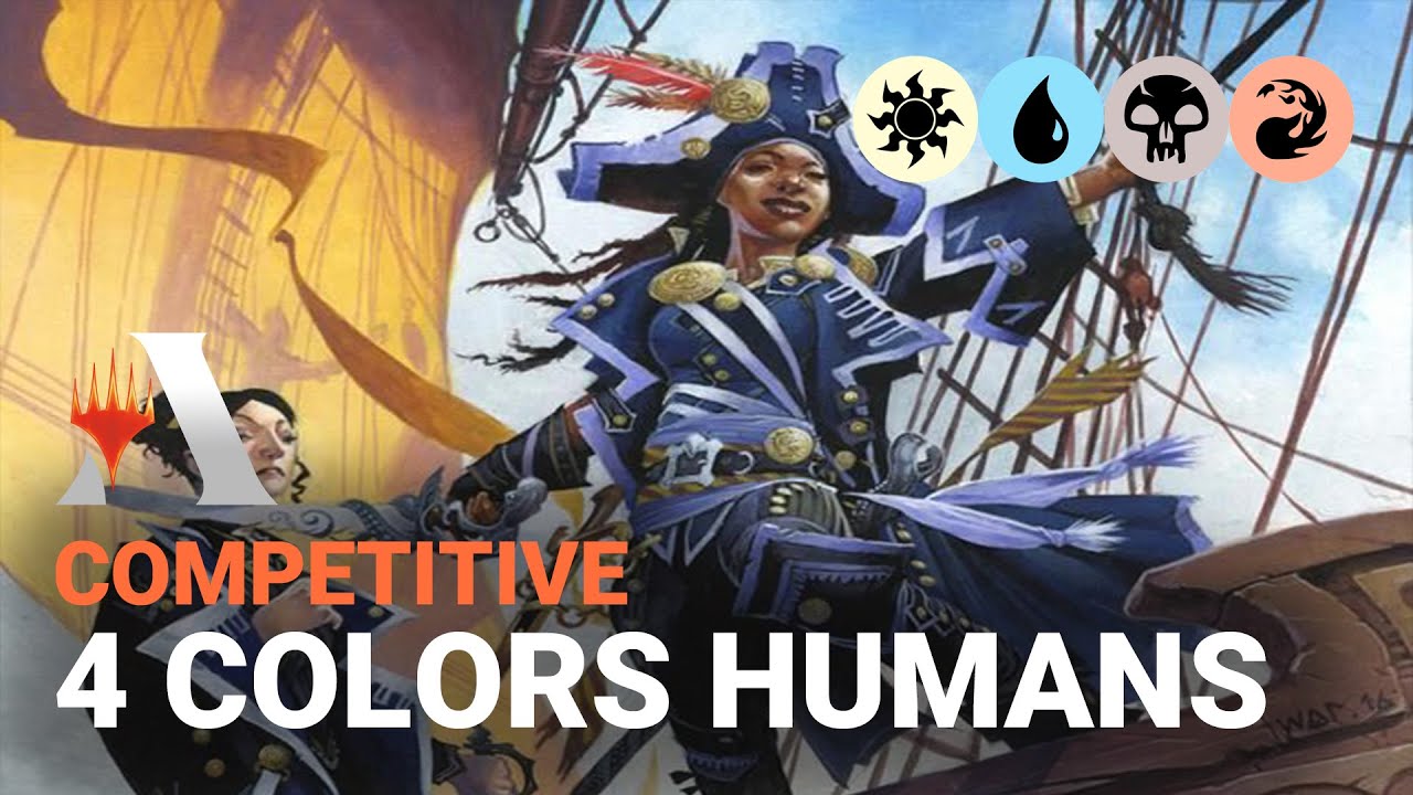 4COLORS HUMANS, agresividad y efectividad multicolor. (Jugando vuestro mazo) (Historic)