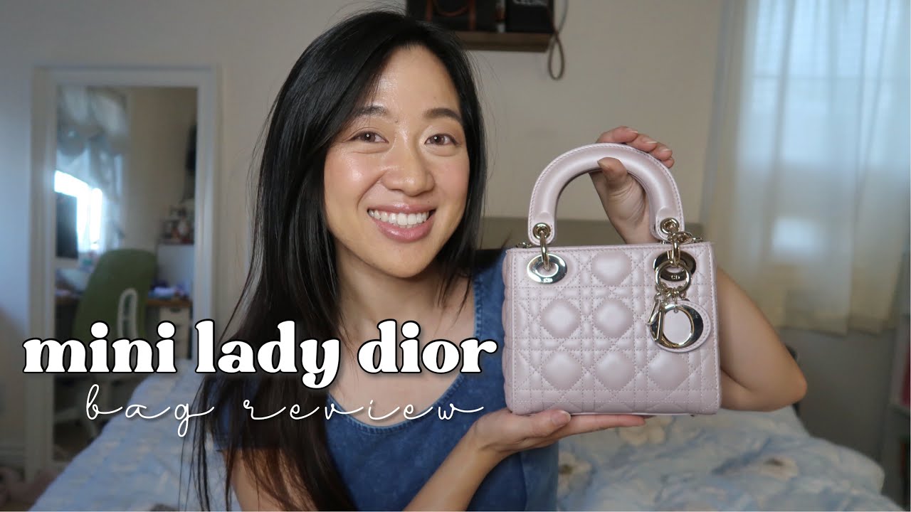 ОБЗОР МИНИ-СУМКИ LADY DIOR + КАК ПОДОЙДЕТ | КОЖА ЯГНЕНКА ЦВЕТА РОЗОВЫЙ ЛОТОС С МЕТАЛЛИЧЕСКИМ ОТТЕ...