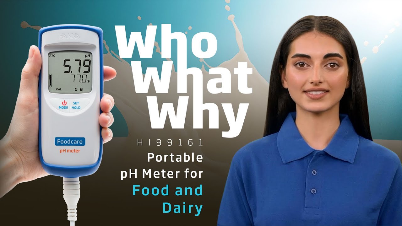Master Dairy Quality Control with the HI99161 Portable pH Meter for Food and Dairy