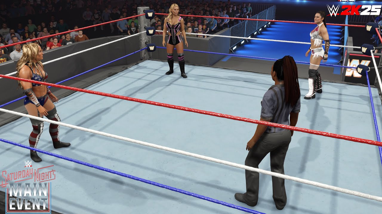 WWE 2K25 - Lyra Valkyria vs. Natalya vs. Ivy Nile - Triple Threat
