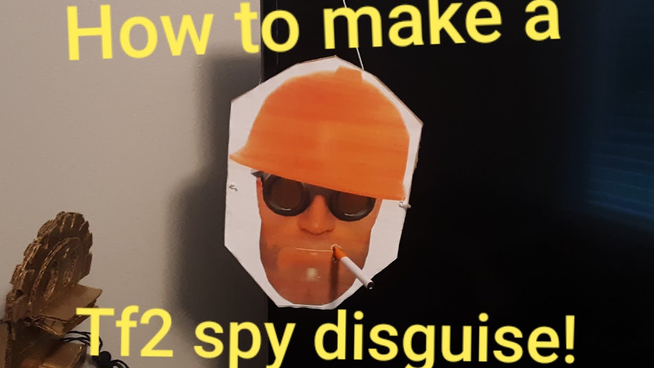 How to make a TF2 Spy disguise mask!