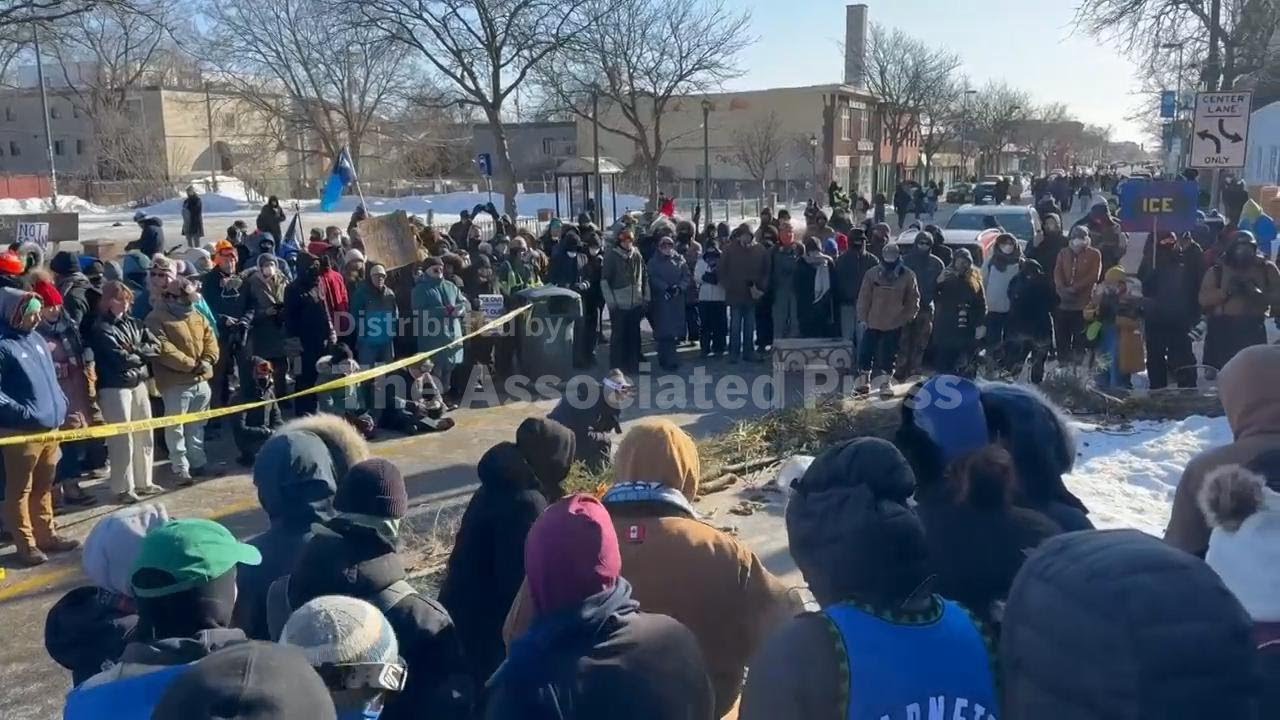 Hundreds gather at memorial for Alex Pretti, the man killed by Border Patrol officer in Minneapolis