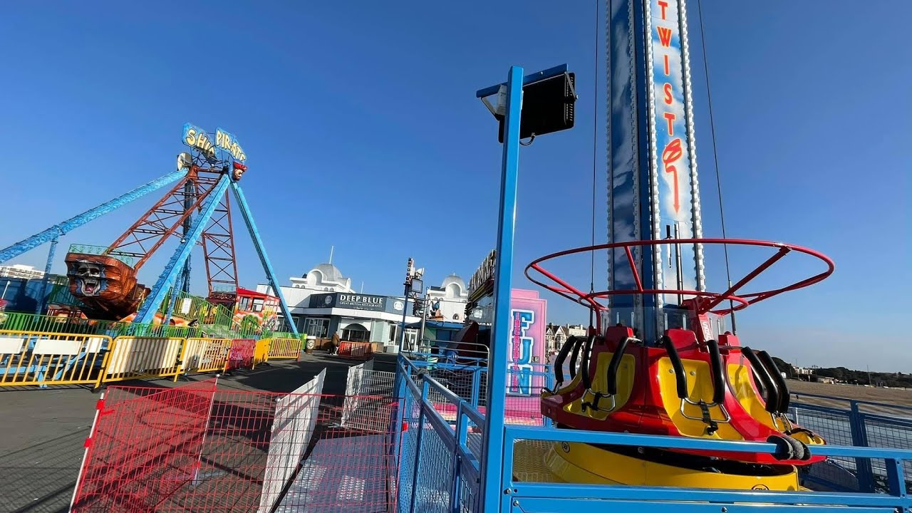 First Public Riders at South Parade Pier - First Vlog of 2021, Rides are back!