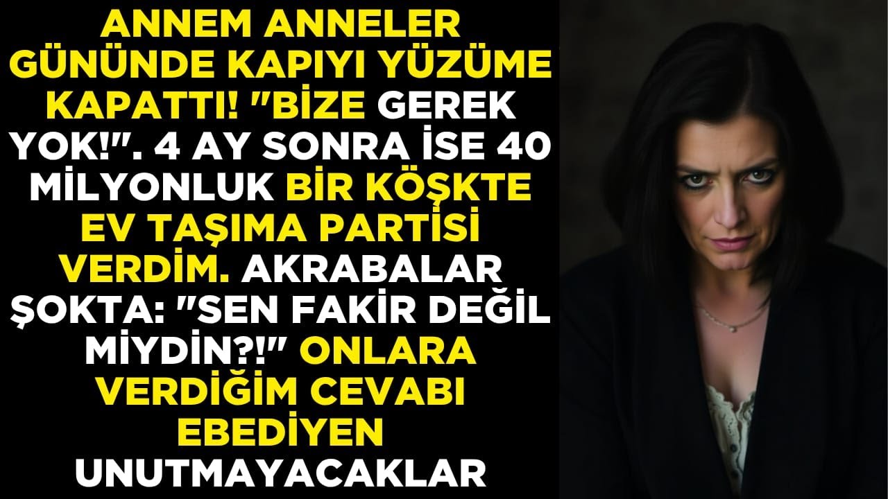Annem beni Anneler Günü'nde evden kovdu — 4 ay sonra 40 milyonluk villa aldım, aile şokta!