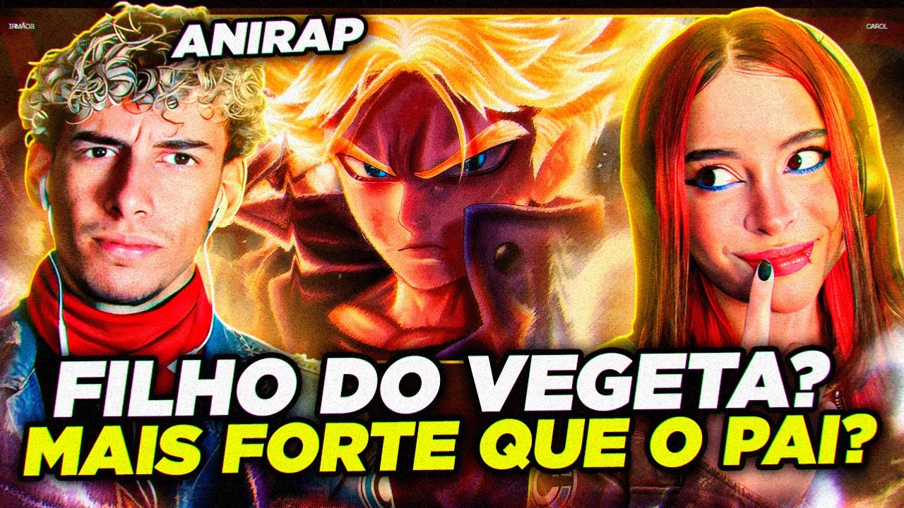 React Irmãos | ♪ Mirai Trunks (Dragon Ball Z) | Última Luz do Futuro | AniRap