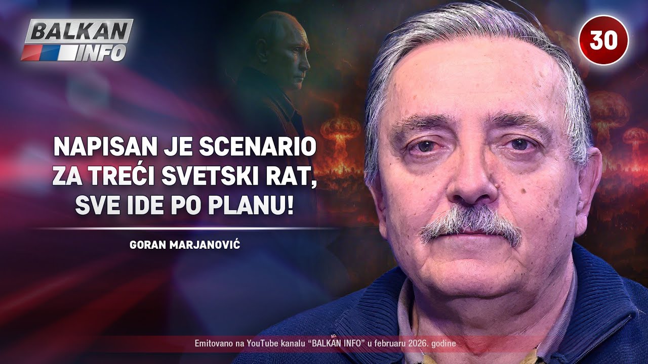 INTERVJU: Goran Marjanović &ndash; Napisan je scenario za Treći svetski rat, sve ide po planu! (12.2.2025)