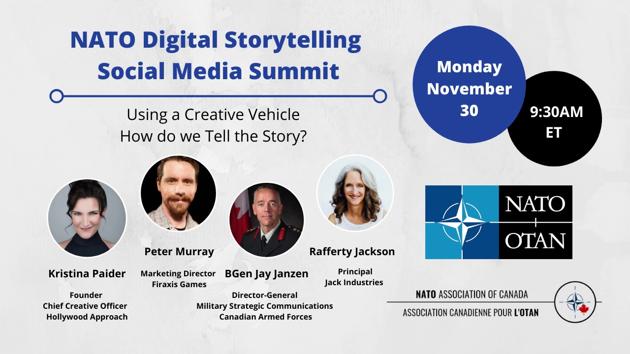 NATO Digital Storytelling Social Media Summit