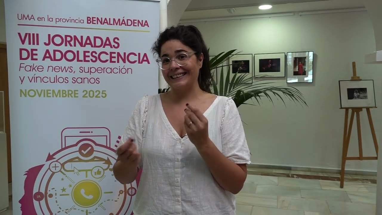Entrevista a Clara Jiménez - VIII Jornadas sobre Adolescencia de Benalmádena