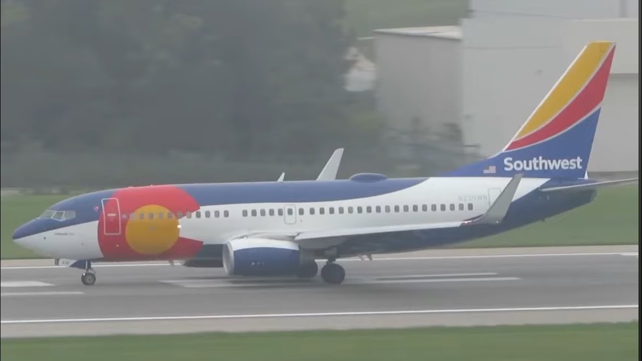 Foggy Mid Morning Plane Spotting at BWI Airport ft. 2 Special Liveries and more