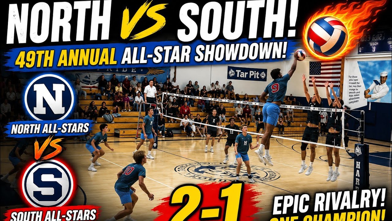 49th Annual OC Boys All Star Volleyball Game 🔥 North vs South Battle!