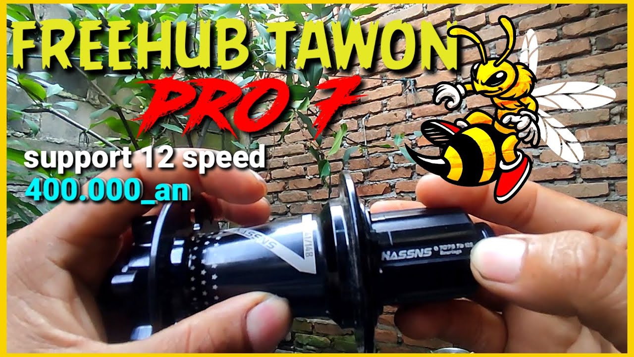 freehub pro 7 // hub tawon murah // 12 speed