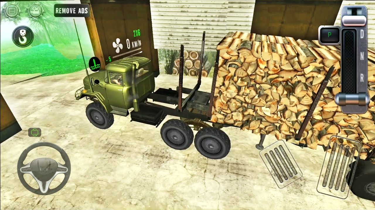 Truck Simulator OffRoad 4: Log Transport - Android Gameplay FHD