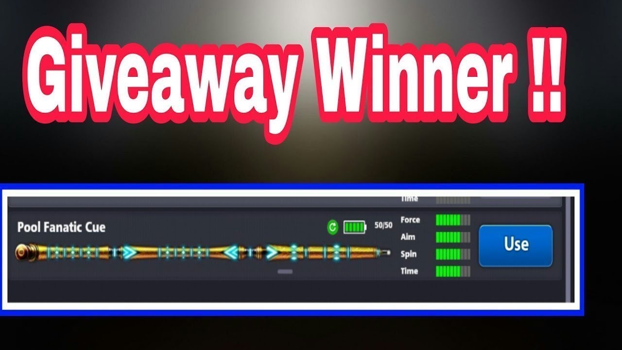 Winner of fool fanatic cue account