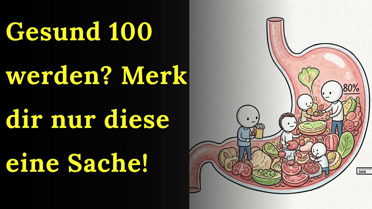 Gesund 100 werden? Merk dir nur diese eine Sache! | Krankheitsprävention durch Ernährung