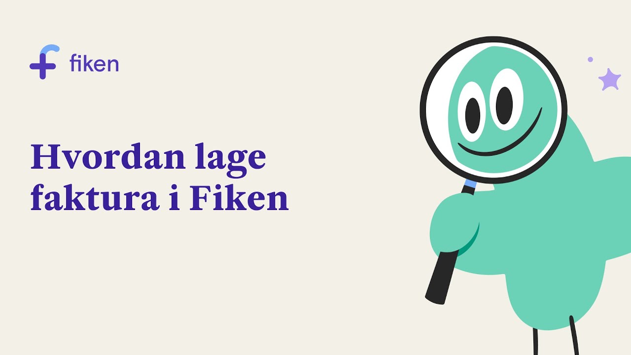 Hvordan lage faktura i Fiken