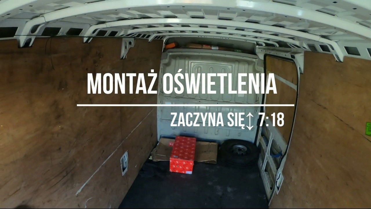 Peugeot Boxer 3 oświetlenie LED w ładowni