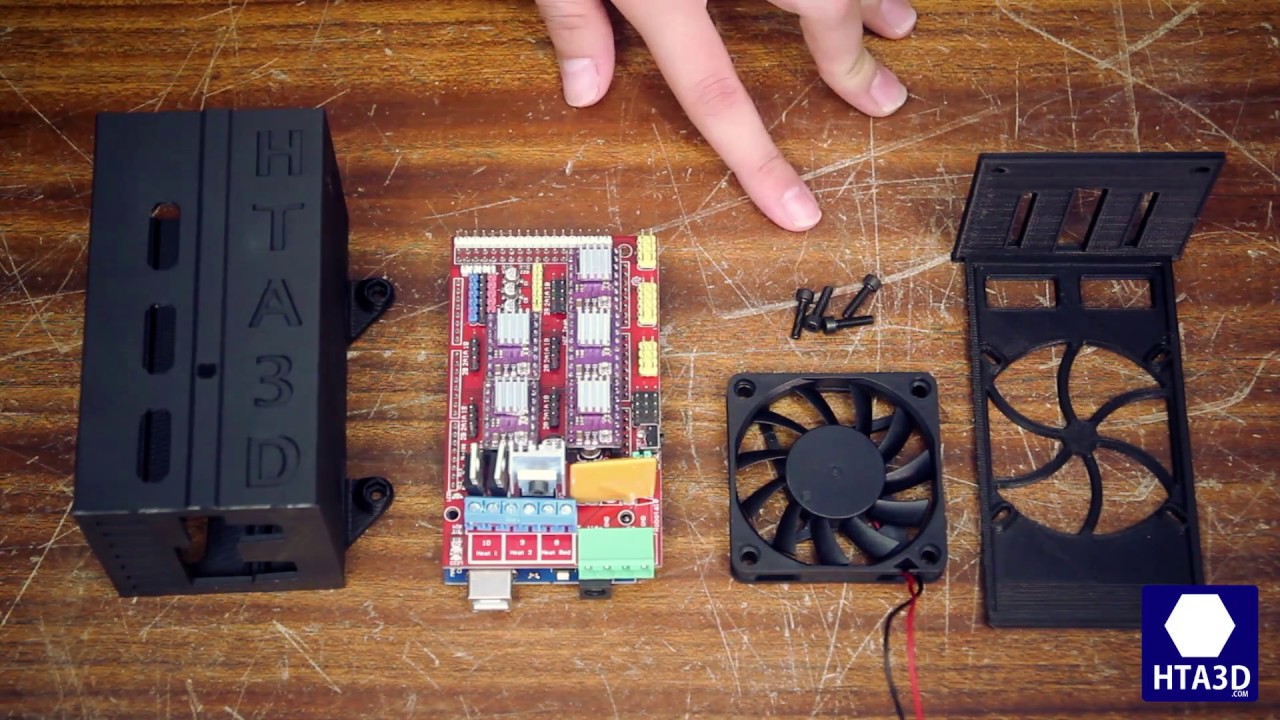 Montaje de Electrónica para Extrusor Dual en nuestra P3steel (5/8)- HTA3D