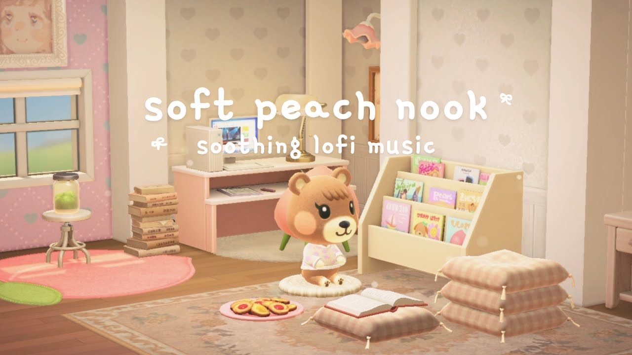 a honey peach type of day 🍯🍑 soothing lofi music 잔잔한 로파이 음악 | acnh 모동숲 あつ森