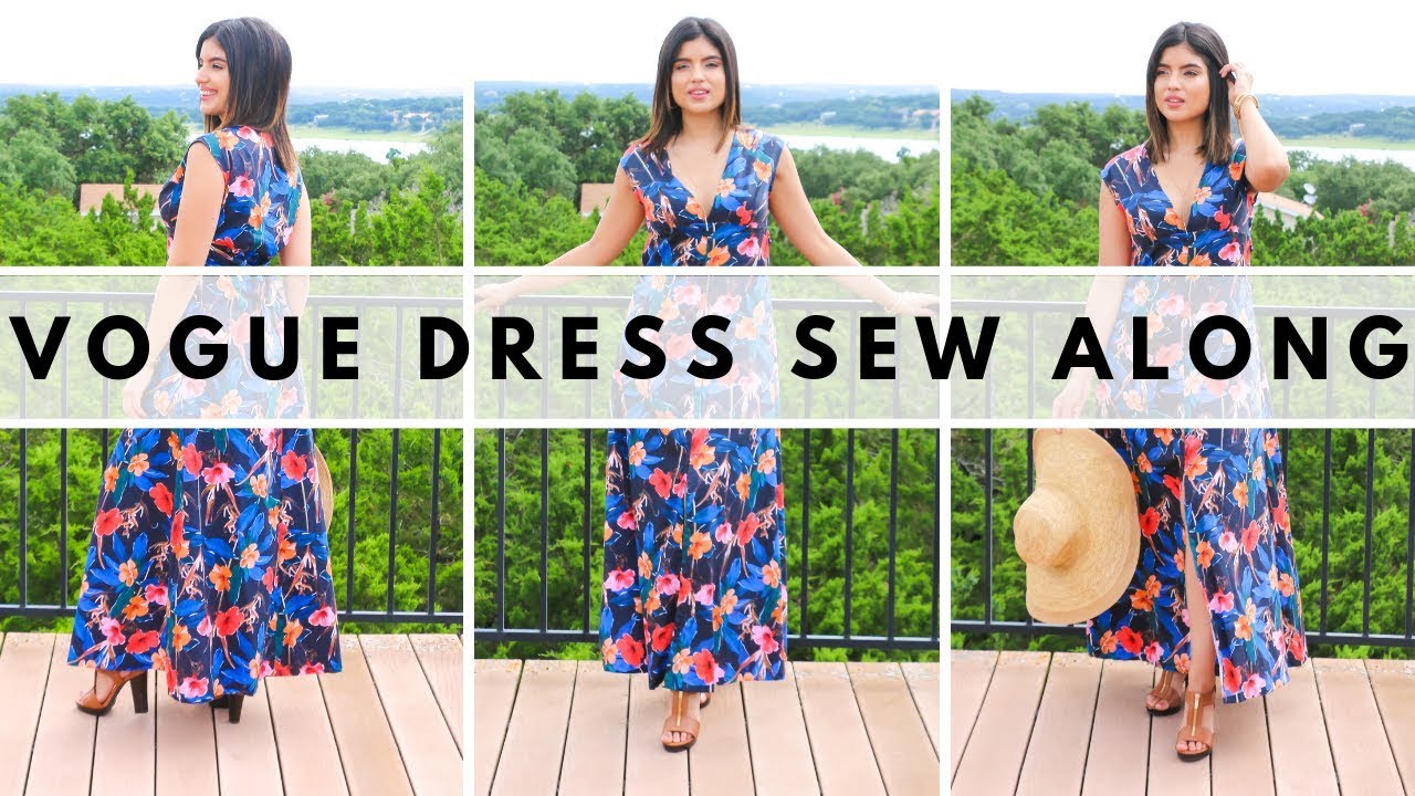 Summer Vogue Dress: Sewing Tutorial - ROSY | PEÑA (Vogue 9311)