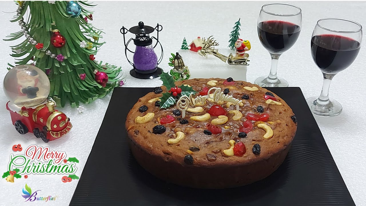Plum Cake | Wheat Flour Cake | Fruits & Nuts Cake| Non Alcoholic Eggless Instant Plum Cake Recipe