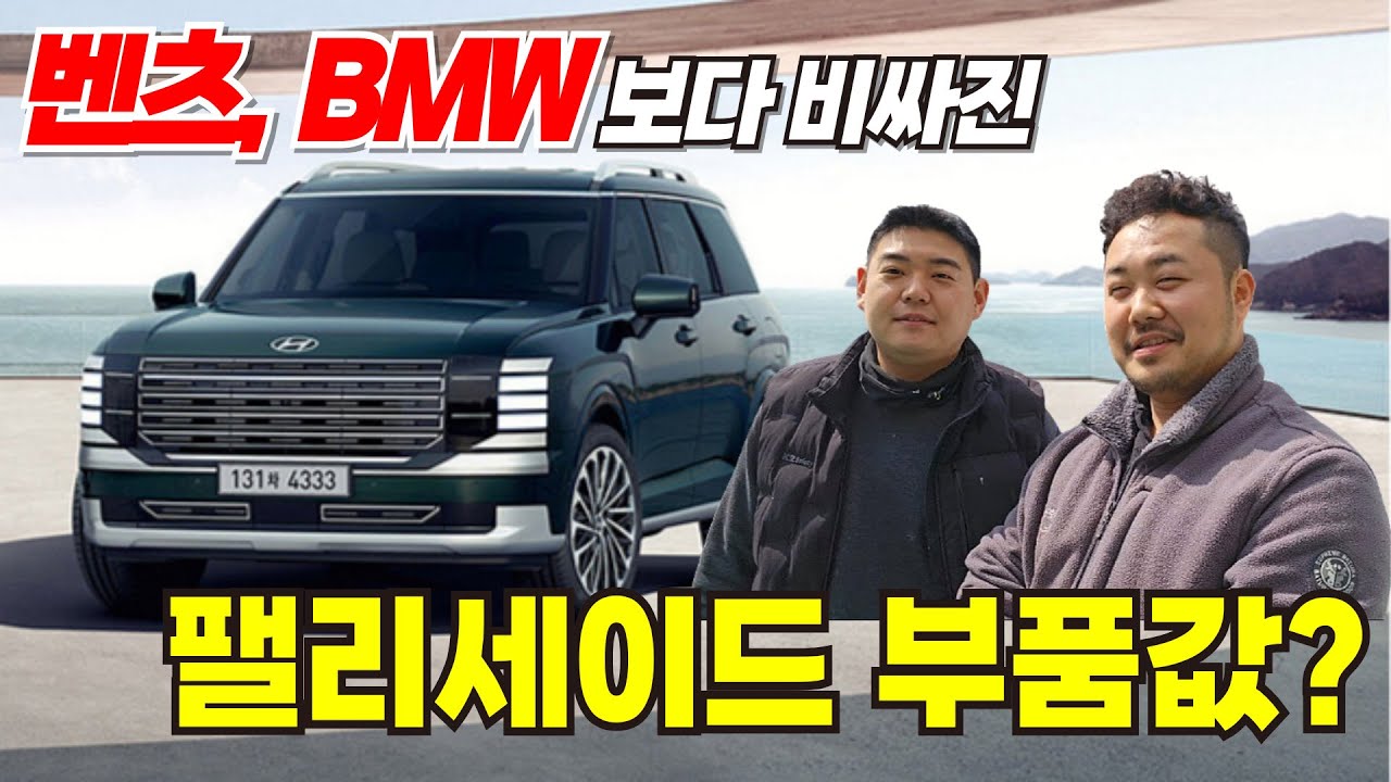 디 올뉴 팰리세이드 부품값 이게 맞나요?