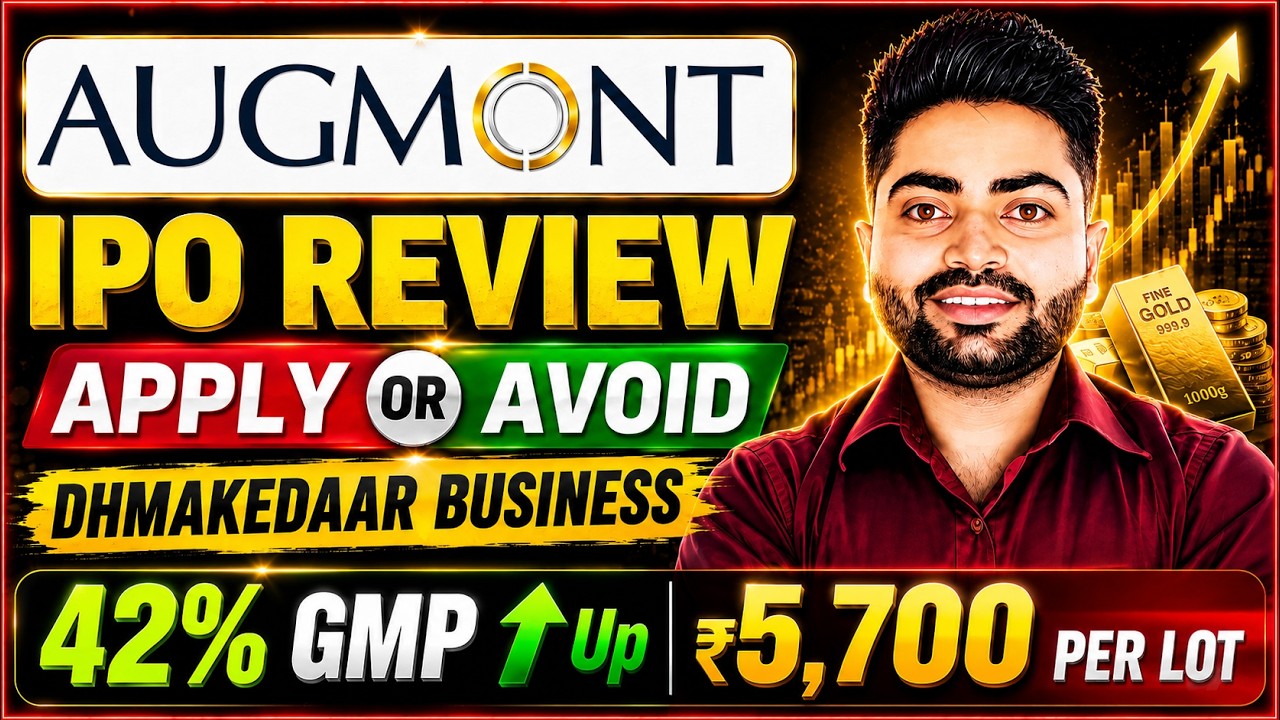 Augmont Enterprises IPO Review 🔥 GMP 38% | ₹5,700 Profit | Apply or Avoid?