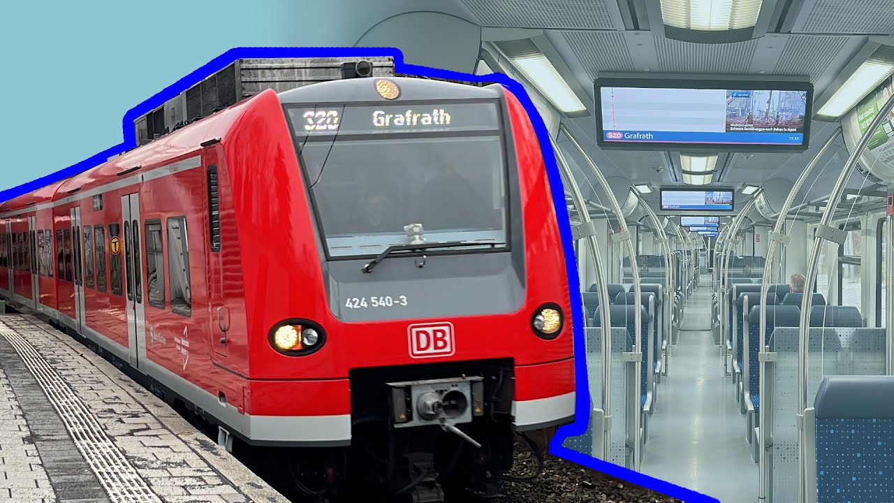 S-Bahn München: BR424 auf der S20 - inkl. Mitfahrt