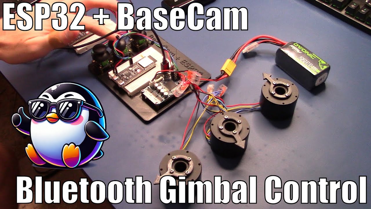 ESP32 + BaseCam Bluetooth Gimbal Control