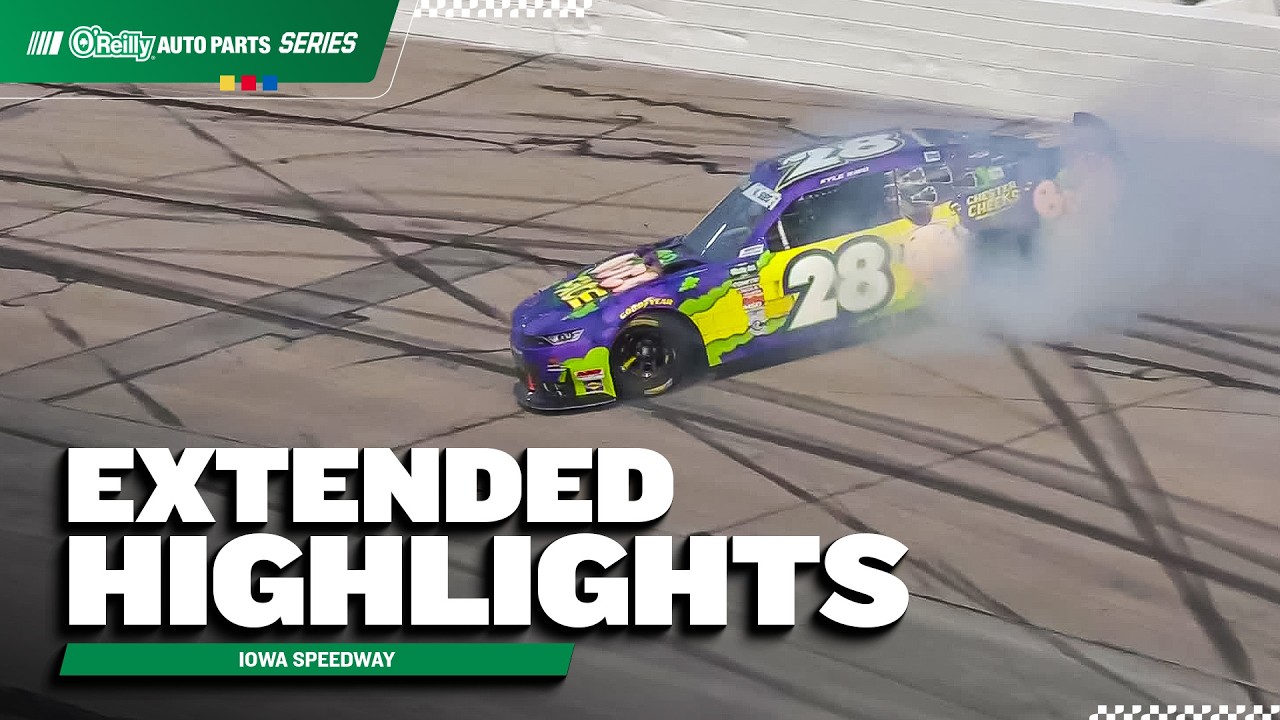 NASCAR O'Reilly Auto Parts Series Highlights | 2026 Iowa Speedway