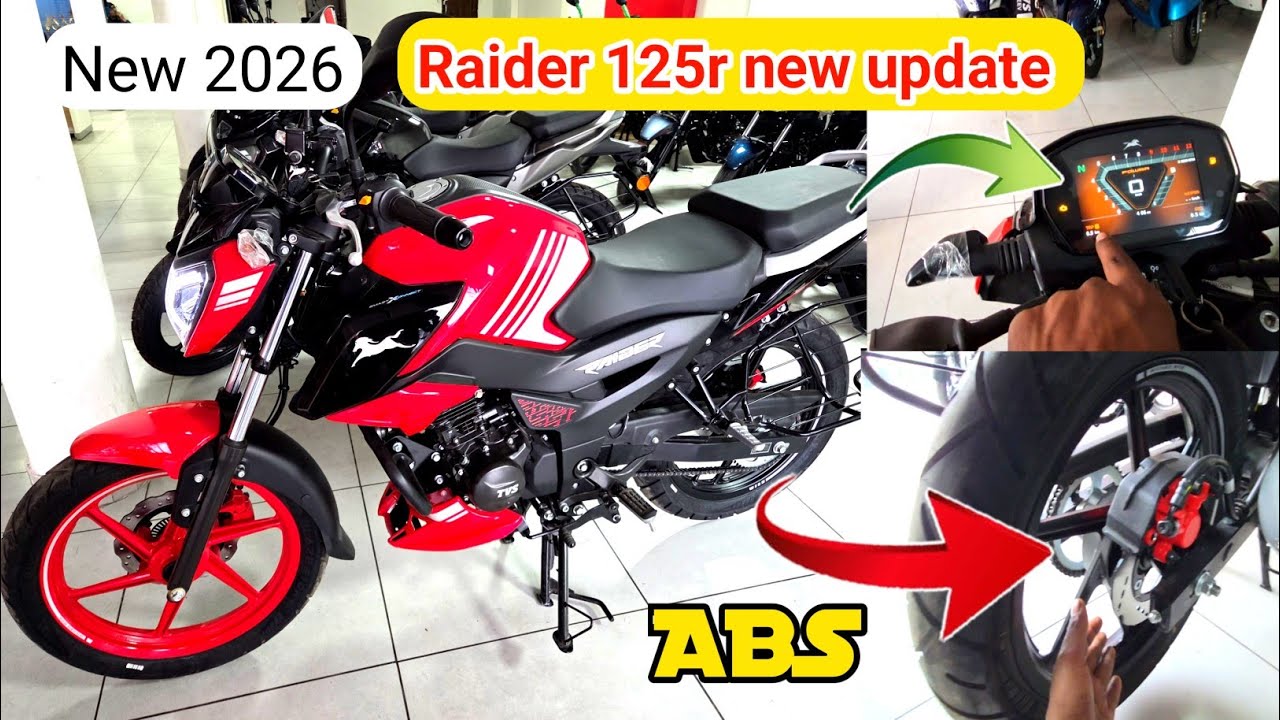 New Tvs Raider 125cc 2026 Model : Review Tvs Raider 125cc new update 202...?