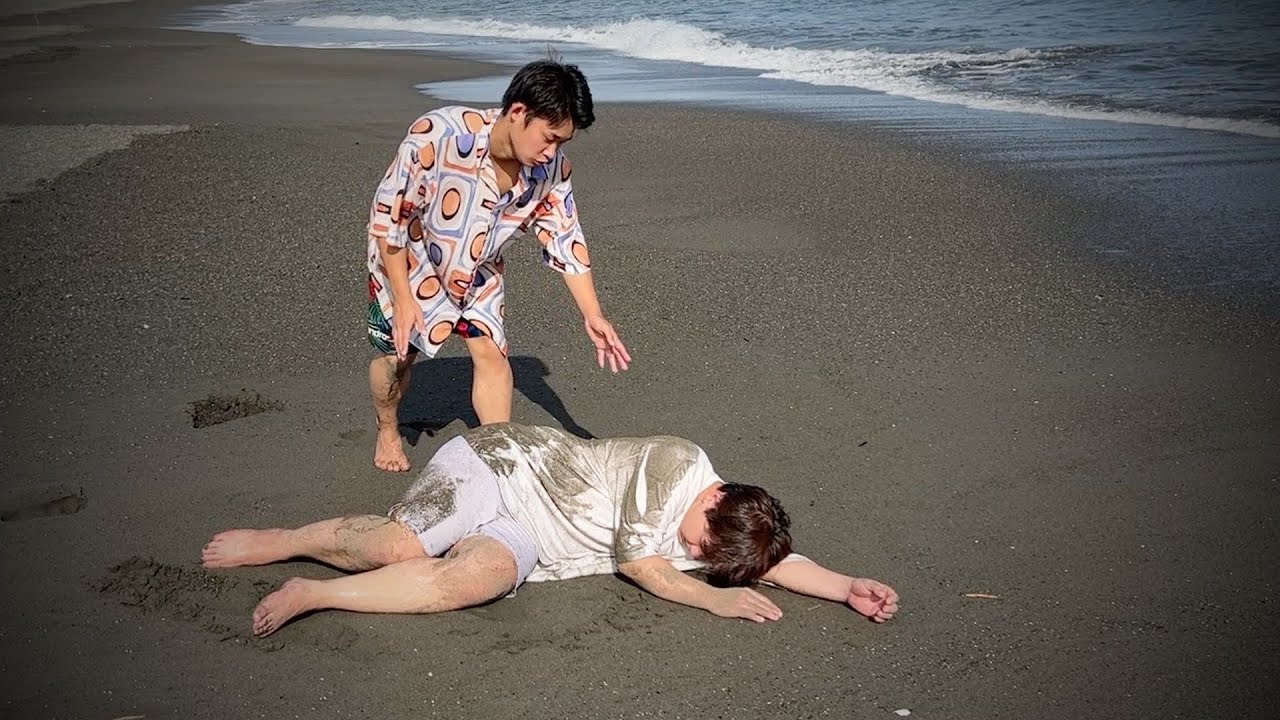 メンバーが海で倒れました…