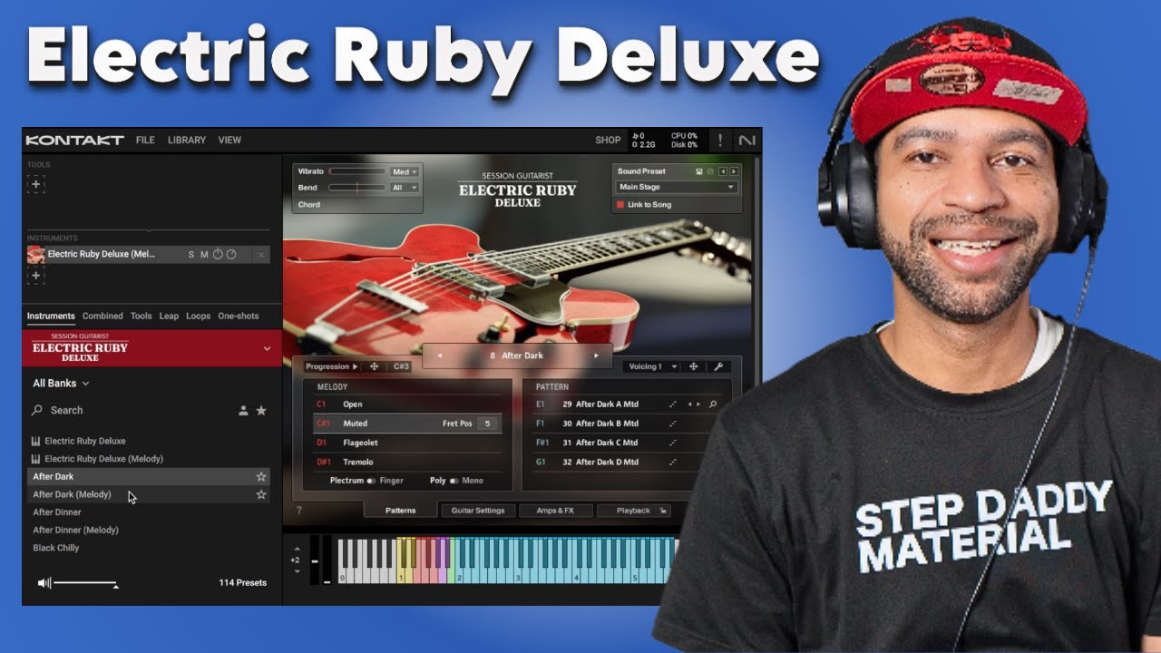 NI Session Guitarist Electric Ruby Deluxe