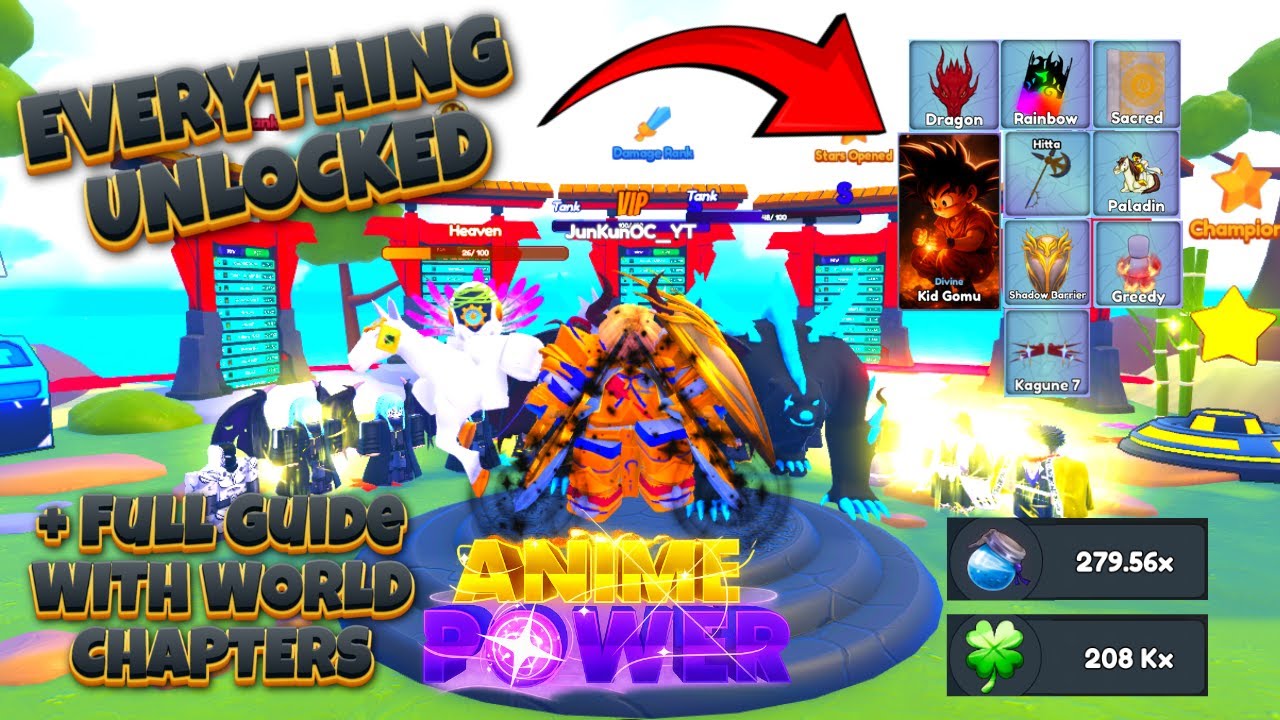 Anime Power - Part 2 Guide: Everything You Need To Know! (With World Chapters)