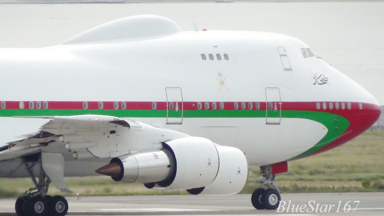 Oman Royal Flight Boeing 747SP (A4O-SO) takeoff from KIX/RJBB (Osaka - Kansai) RWY 24L