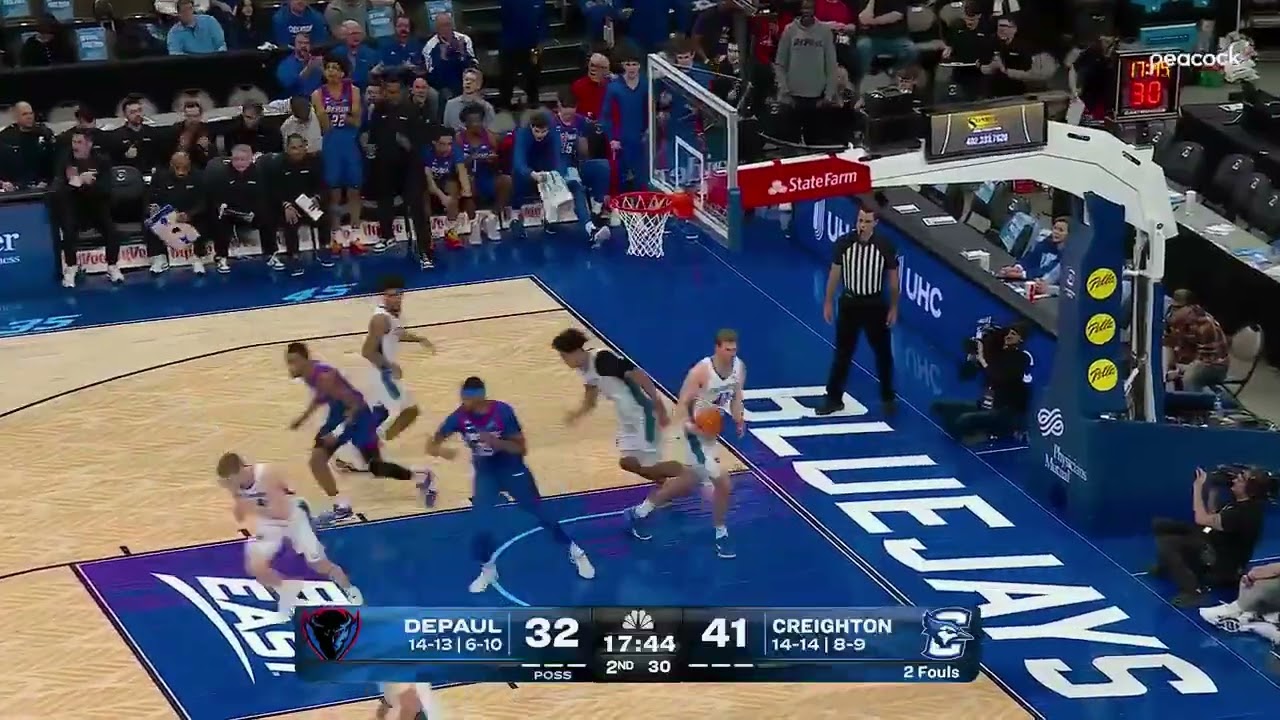 Men's Basketball at Creighton Game Highlights