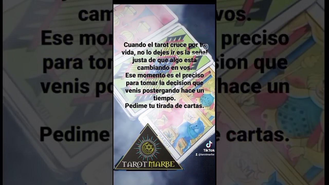 Las cartas son sabias. Pedime tu tirada de cartas.  #tarot #tarotistas #tiradasdecartas