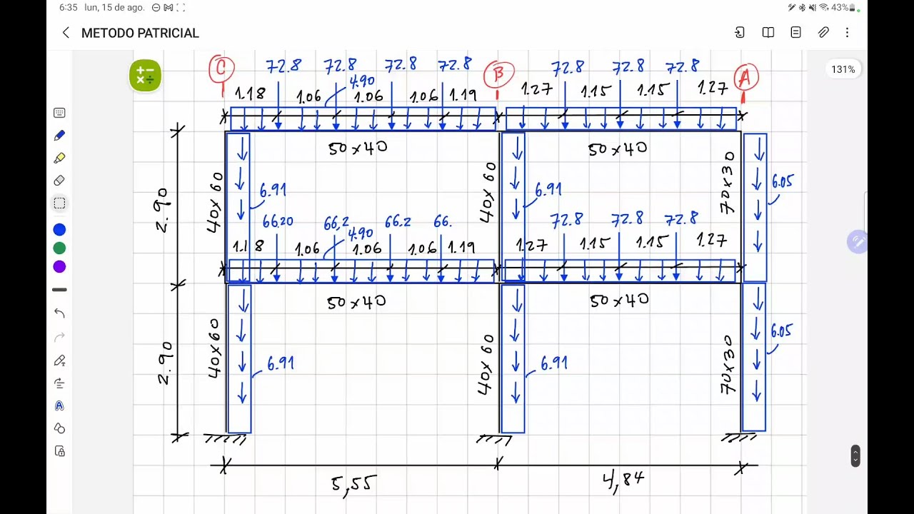 3. Idealizacion Estructural Portico y Grados de Libertad