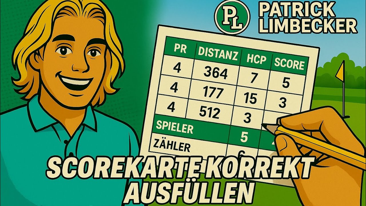 Scorekarte korrekt ausfüllen - wo trage ich was wann ein + praktische Spieltips auf dem Platz!⛳️