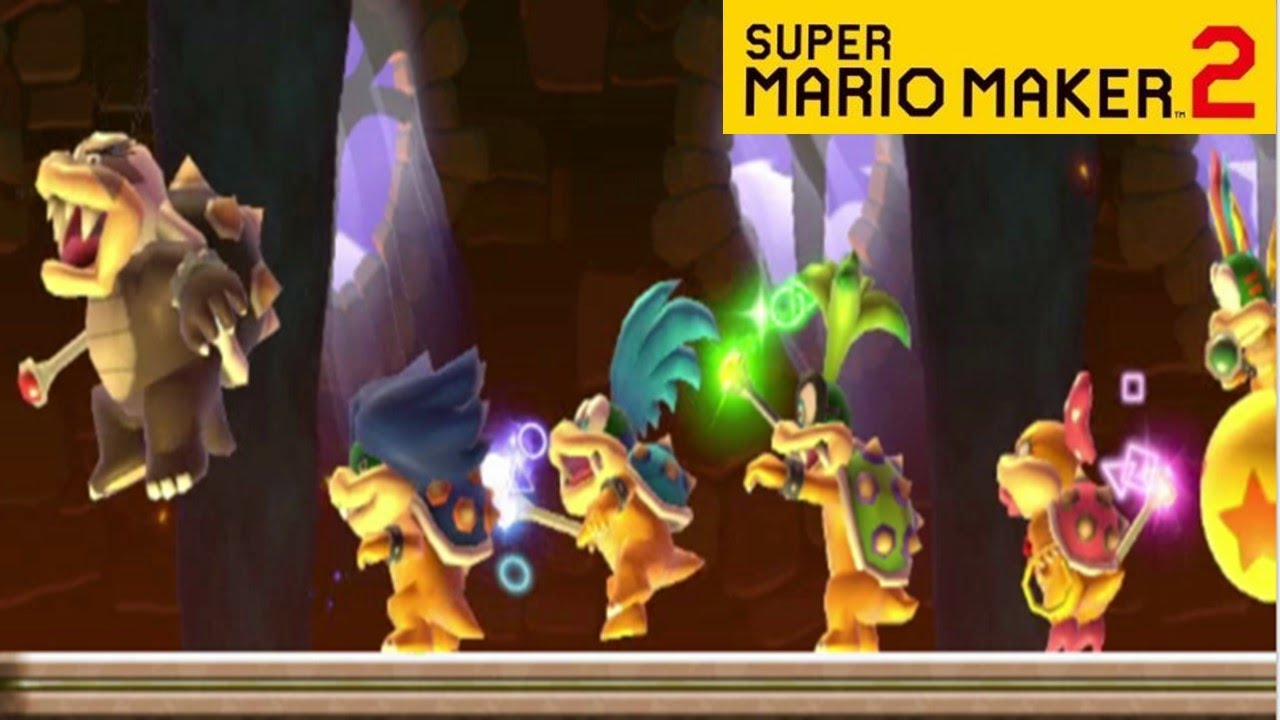 SUPER MARIO MAKER 2 - KOOPALINGS BOSS RUSH & AUTO LEVEL STAGES [Nintendo Switch]