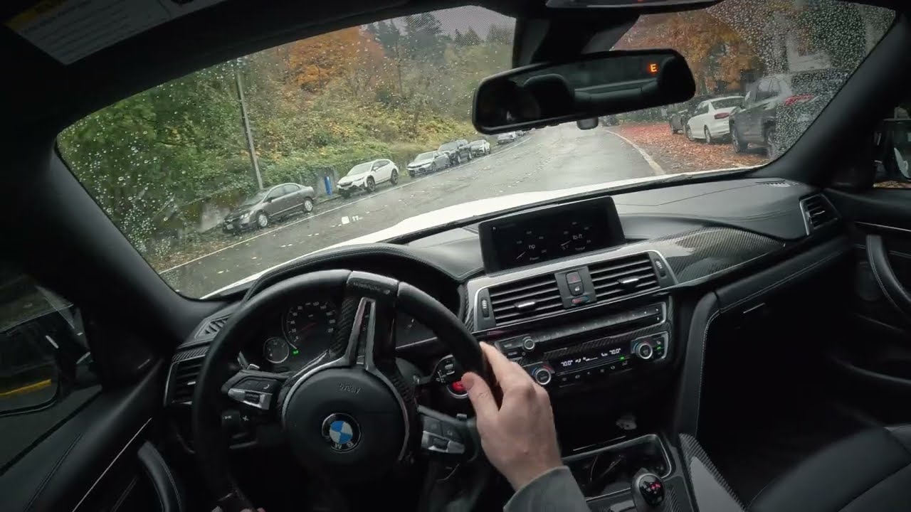 RAINY DAY IN THE CITY | BMW M4 POV DRIVE (4K)