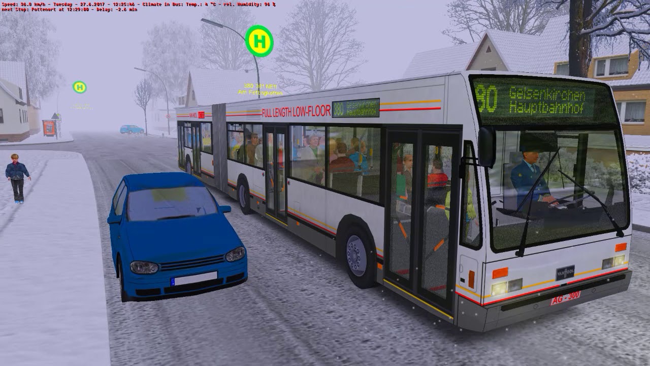 [OMSI 2]  Van Hool - Linha 380 Gladbeck + G27 #OMSI2 #OMSI