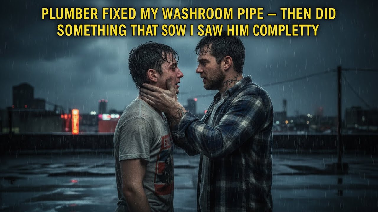 PLUMBER FIXED MY WASHROOM PIPE — THEN DID SOMETHING THAT CHANGED HOW I SAW HIM COMPLETELY